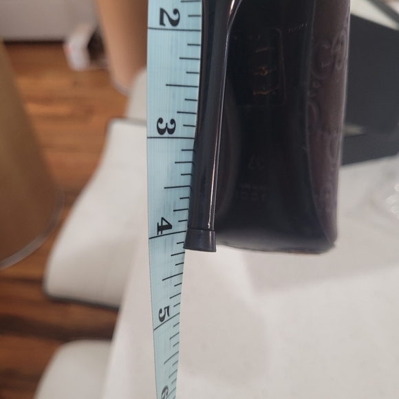 🔹️ Gucci 🔹️peep toes heels size 37/ 7 US ✨️🤎 - Picture 13 of 13